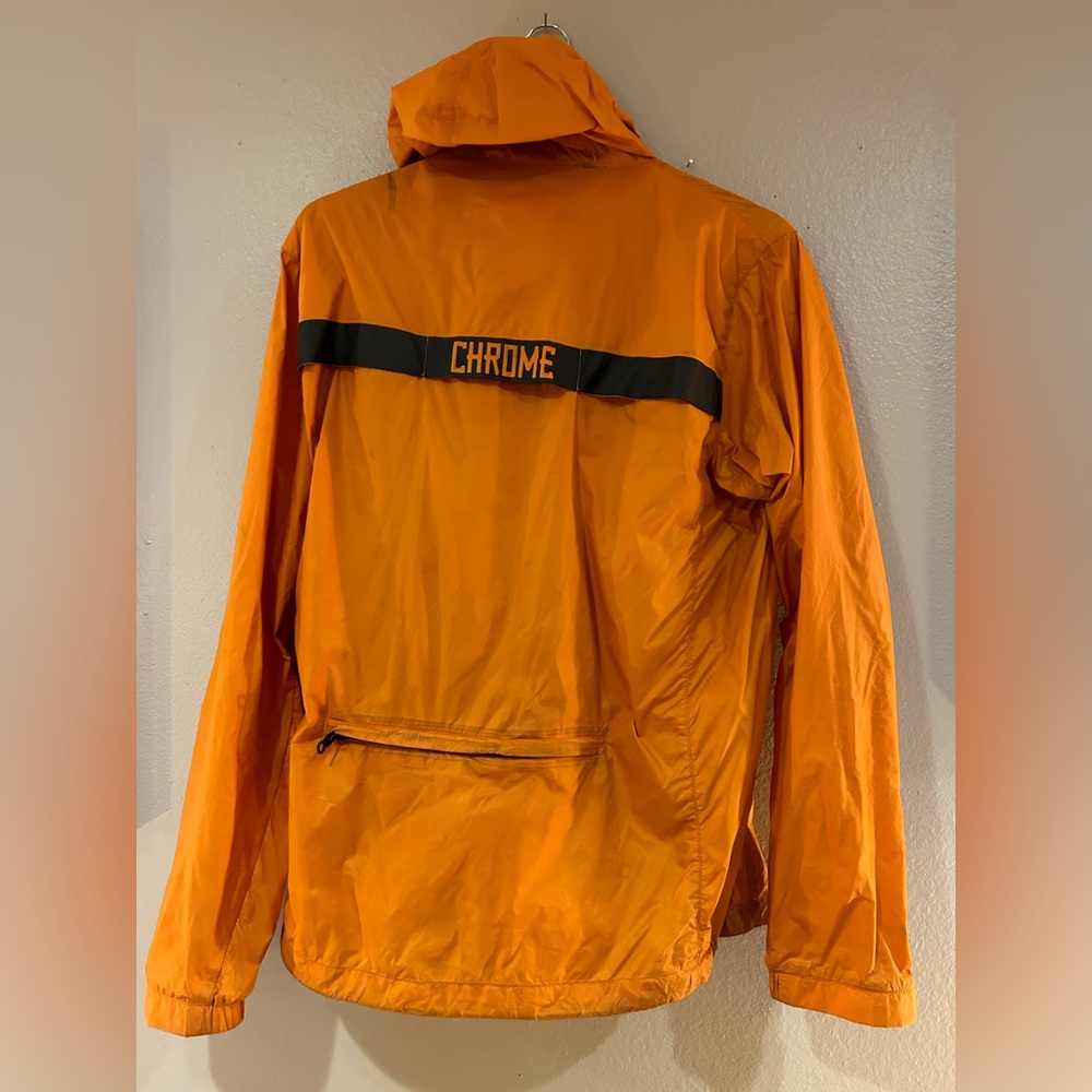 Chrome Industries wind breaker medium biking and cycling jacket.